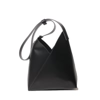 エムエムシックス メゾンマルジェラ MM6 MAISON MARGIELA フォーチュンクッキーショルダーバッグ カーフスキン ブラック 正規取扱