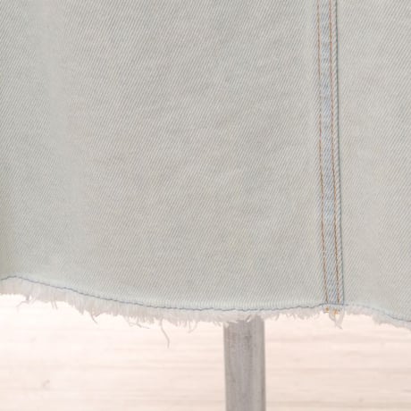エムエムシックス メゾンマルジェラ MM6 MAISON MARGIELA マキシ丈スカート デニム ライトブルー