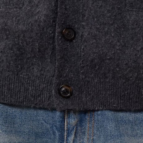 メゾン マルジェラ Maison Margiela カーディガン カシミアコットン ダービーグレー