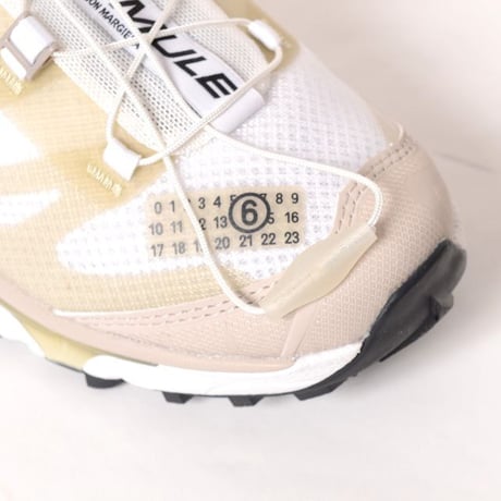 エムエムシックス メゾンマルジェラ MM6 MAISON MARGIELA XT MULE4 ミュールスニーカー リサイクルポリエステル ホワイトグリーンシルバー