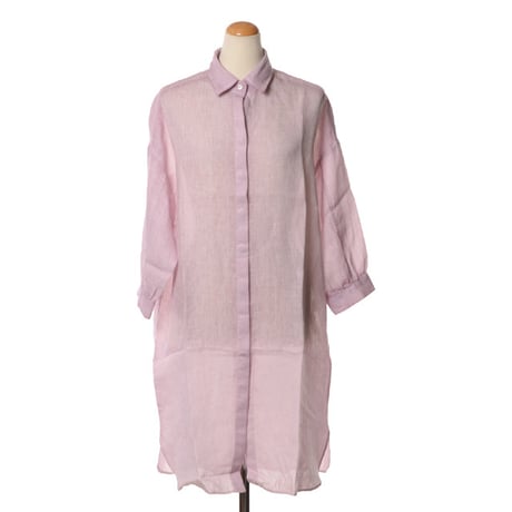 インポートブランド import brand プルマナック PLOUMANAC'H ロングブラウス リネン ライトピンク
