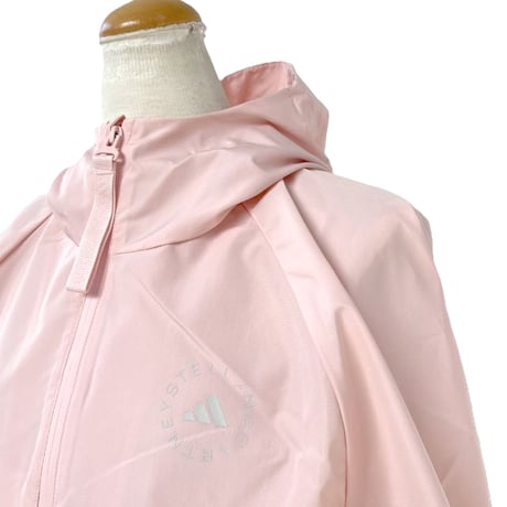 ステラマッカートニー stella mccartney アディダス adidas フード付きトラックジャケット ポリエステル アイスピンク 正規取扱
