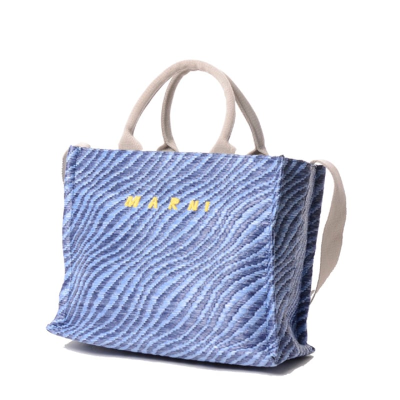 マルニ Marni Basket East/West 波型ショルダートートバッグ