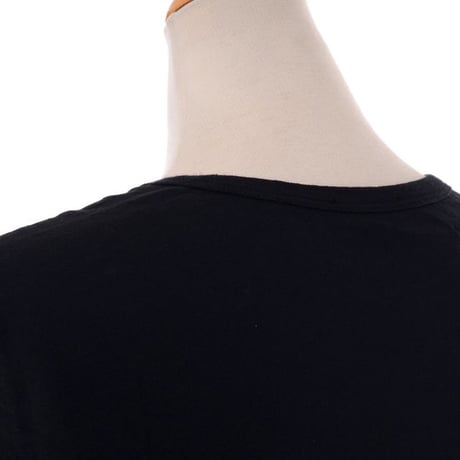 アンドゥムルメステール ann demeulemeester ムーンプリントタンクトップ コットンジャージー ブラックプリント