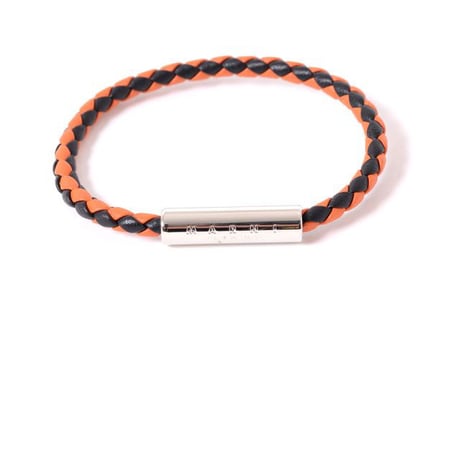 マルニ Marni バングル 牛革 オレンジ