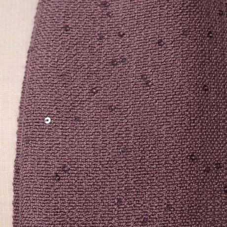ブルネロクチネリ Brunello Cucinelli スパンコールストール カシミアシルク パープル