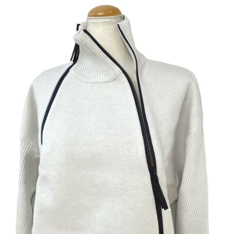 ステラマッカートニー stella mccartney アディダス adidas ファスナー付きニット長袖 アクリルなど アイボリー 正規取扱