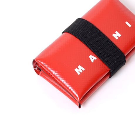 マルニ Marni コインケース名刺入れ PVC レッド