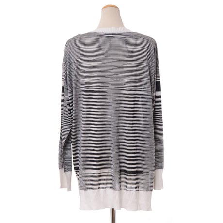 ミッソーニ Missoni Ｖネック長袖セーター シルク フィアンマート