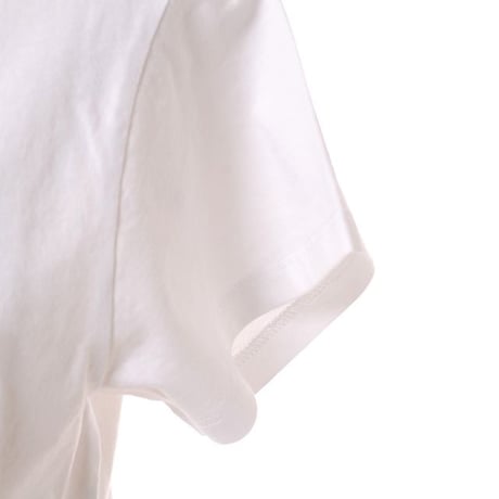エムエムシックス メゾンマルジェラ MM6 MAISON MARGIELA ロゴ入りTシャツ コットン ホワイト