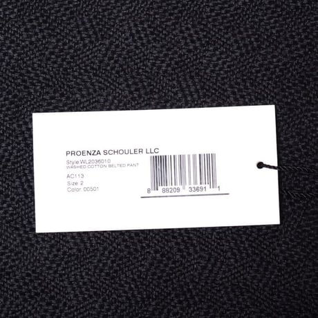 プロエンザスクーラー Proenza Schouler バギーパンツ コットン オリーブグリーン