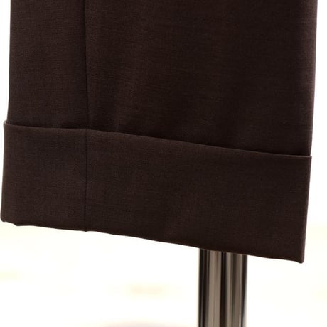 ブルネロクチネリ Brunello Cucinelli ベルト付きタックパンツ トロピカルウール ブラウン