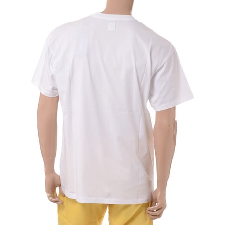 ラフシモンズ RAF SIMONS Big fit T-shirts with R print on front コットン ホワイト