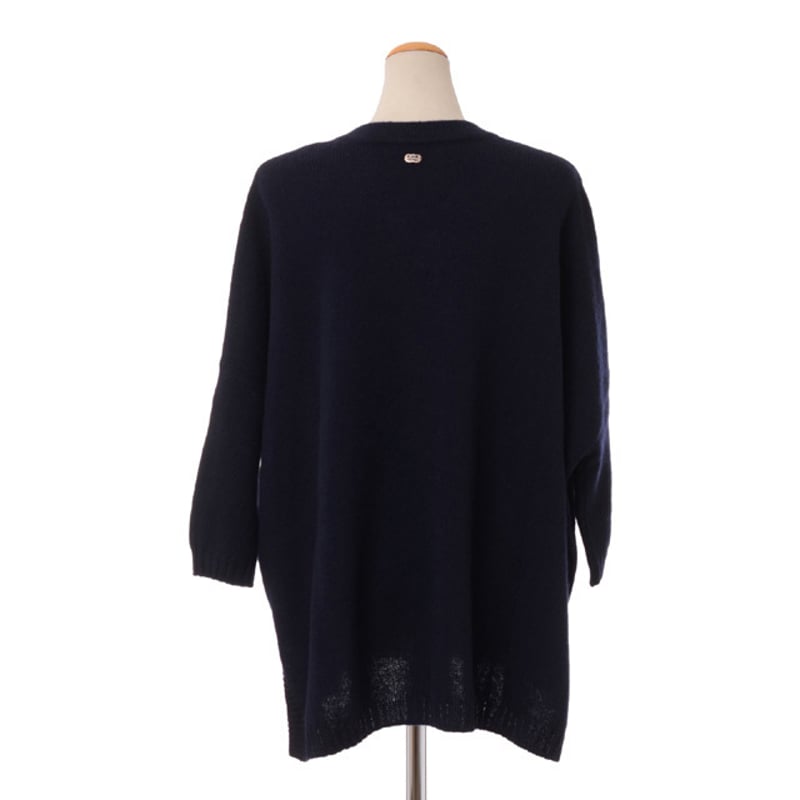 Agnona アニオナ カシミアニット アニオナ AGNONA Vネックリラックスセーター カシミア混合