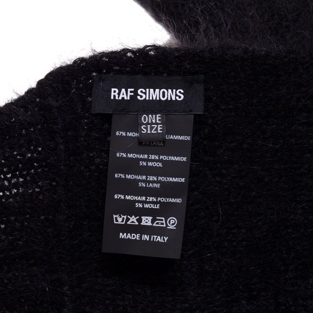 【極美品】RAF SIMONS ラフシモンズ 手袋 グローブ モヘア ブラック original