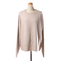 エクストリームカシミヤ extreme cashmere x n431 mike丸襟セーター カシミアなど チョーク