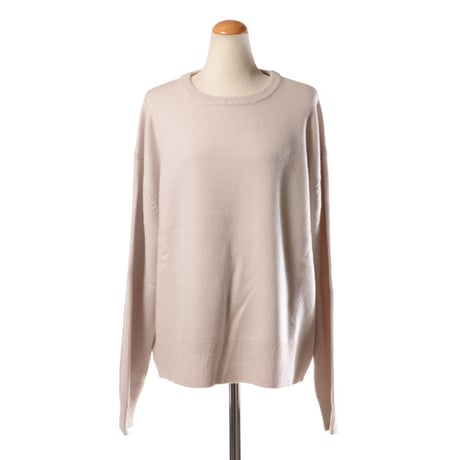 エクストリームカシミヤ extreme cashmere x n431 mike丸襟セーター カシミアなど チョーク