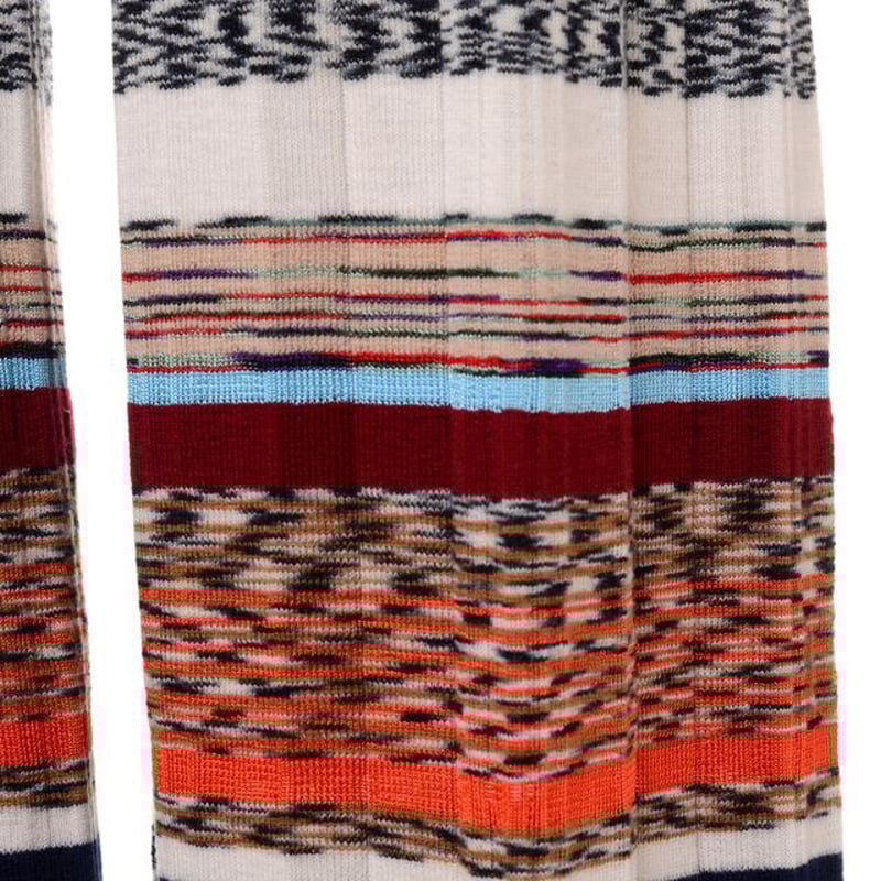 ミッソーニ Missoni ニットパンツ 羊毛など ホワイトミックス | YOKOAUNTY