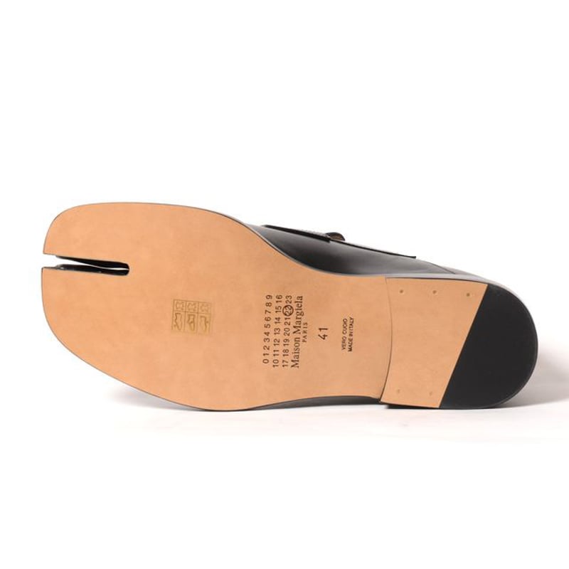 メゾン マルジェラ Maison Margiela タビローファー 牛革 ブラック