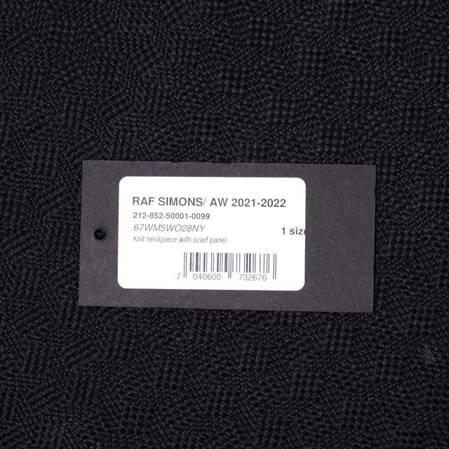 【RAF SIMONS】 22AW スカーフフーデイ タグ有り fit=scale-down,w=1200