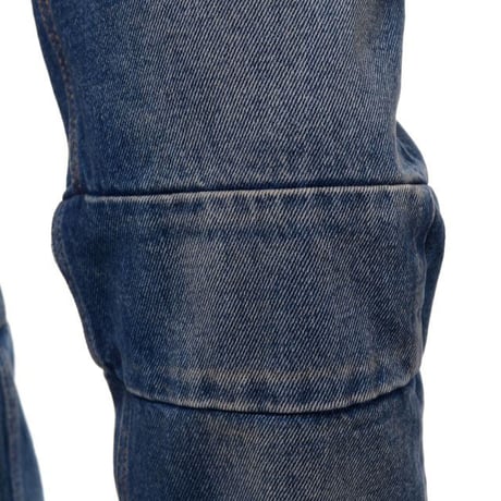 エムエムシックス メゾンマルジェラ MM6 MAISON MARGIELA ストレートジーンズ コットン グリーンキャスト