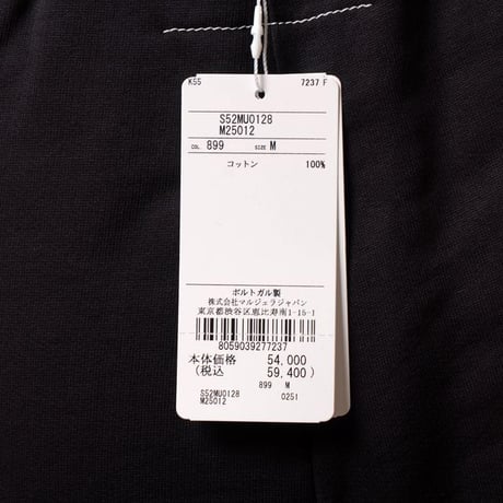 エムエムシックス メゾンマルジェラ MM6 MAISON MARGIELA スウェットショーツ コットン ブラック