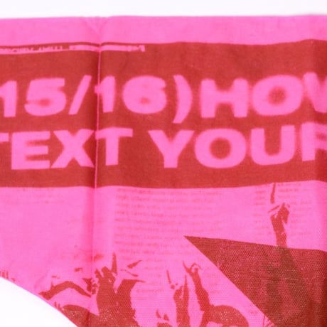 RAF SIMONS ラフシモンズ 世界100着限定ハンドペインテッドホスピタルTシャツ ピンク１
