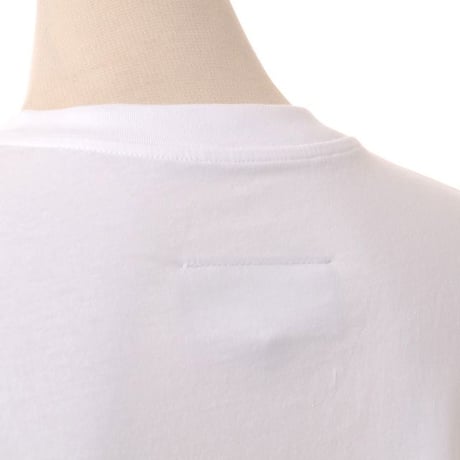 エムエムシックス メゾンマルジェラ MM6 MAISON MARGIELA ロゴ入りTシャツ コットン ホワイト