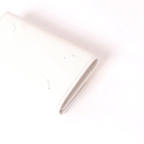 メゾン マルジェラ Maison Margiela 4ステッチ キーケース グレインカーフレザー ホワイト