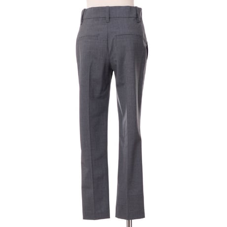 ブルネロクチネリ Brunello Cucinelli ストレートラインパンツ ウールストレッチ グレー
