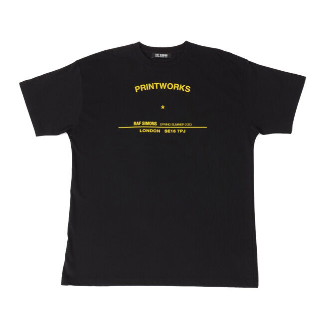 RAF SIMONS 2005 AW ラフシモンズ Tシャツ 46 RAF SIMONS(ラフシモンズ) 05AWTシャツ ブラック サイズ 48