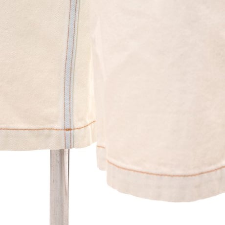 エムエムシックス メゾンマルジェラ MM6 MAISON MARGIELA ワイドレッグ デニムパンツ コットン ウォッシュブルー