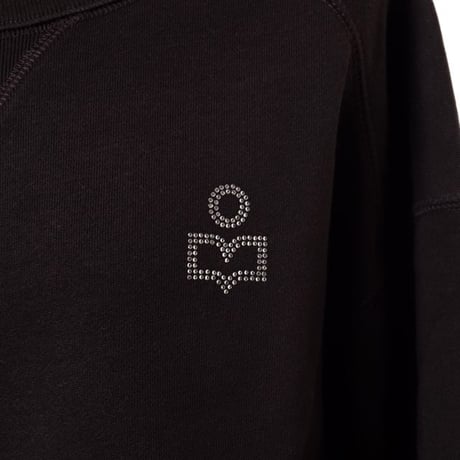 イザベルマラン ISABEL MARANT ショート丈スウエット コットン裏起毛 ブラック