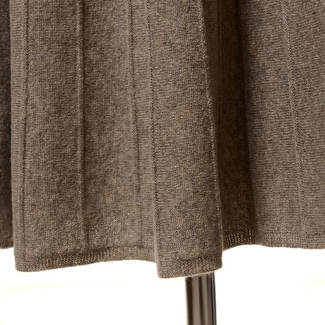 インポートブランド import brand HAWICO Scotland（ホイコ スコットランド）フレアースカート カシミア モカ茶