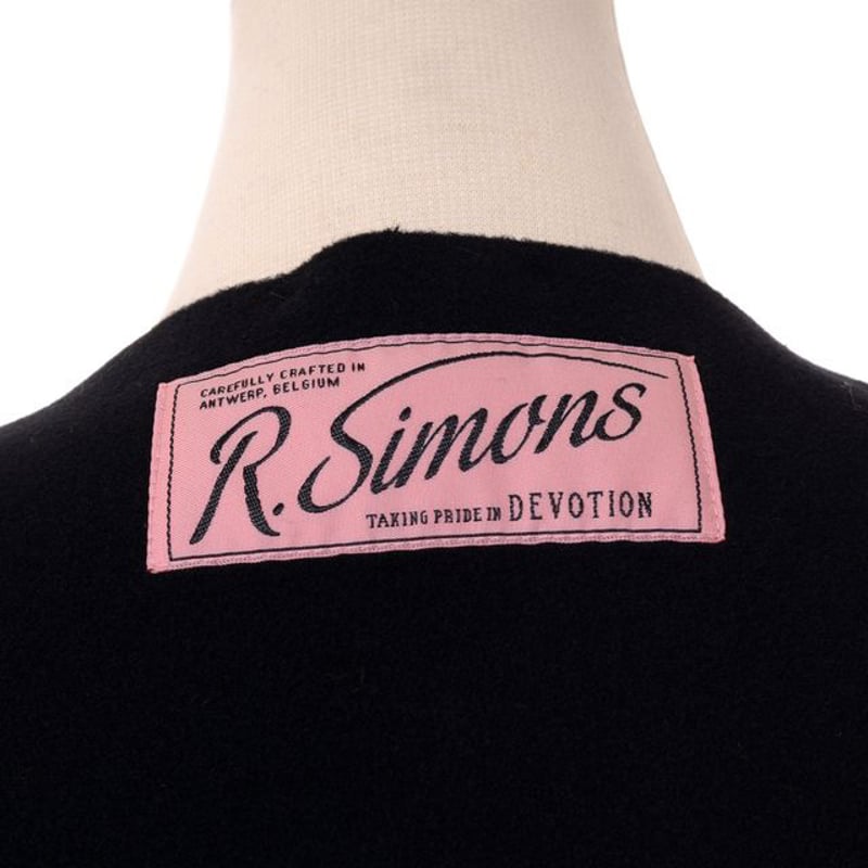 RAF SIMONS 名作　バックジッパー　ノースリーブトップス ラフシモンズ ラフシモンズ RAF SIMONS リボンジップノースリーブドレス