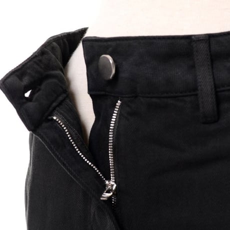 ルメール LEMAIRE ツイストジーンズ コットン ブラック