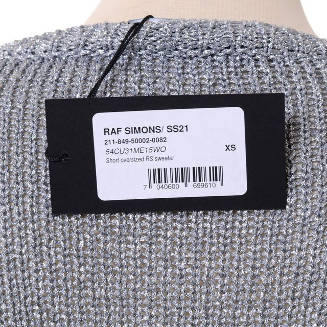 ラフシモンズ RAF SIMONS RSショートオーバーサイズドセーター
