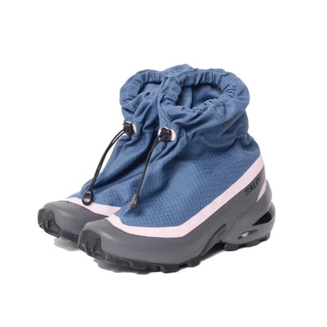 エムエムシックス メゾンマルジェラ MM6 MAISON MARGIELA Salomon ミッドスニーカー ライトブルー