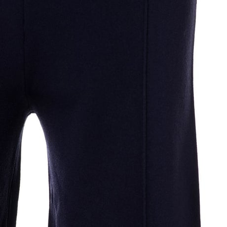 ソニアリキエル SONIA RYKIEL センタープリーツニットパンツ ジャージー ミッドナイトブルー