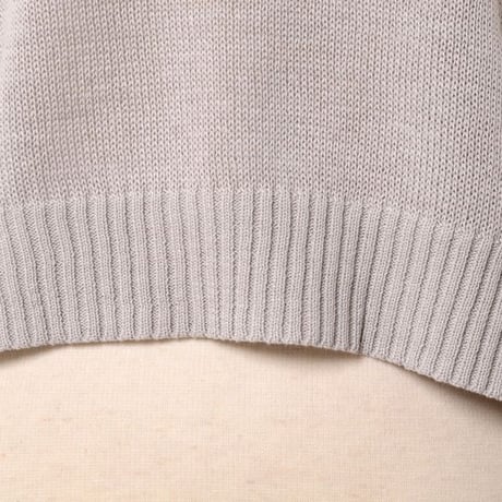 ブルネロクチネリ Brunello Cucinelli ボクシーフォルムセーター コットン グレージュ