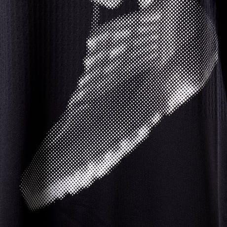 エムエムシックス メゾンマルジェラ MM6 MAISON MARGIELA スニーカープリントロンT ナイロン ブラック