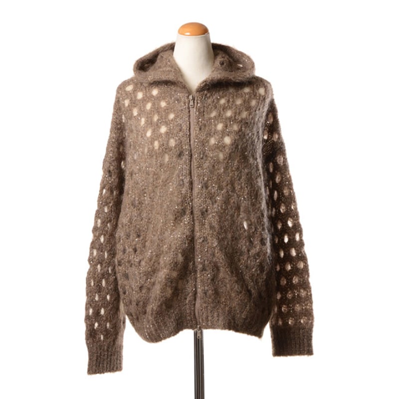 BRUNELLO CUCINELLI モヘアニットカーディガン　スパンコール BRUNELLO CUCINELLI モヘアニットカーディガンスパンコール