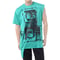 ラフシモンズ RAF SIMONS オープンサイドTシャツ コットン グリーン