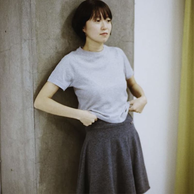 エクストリームカシミヤ　ニットtシャツ 半袖ニット america 292 | extreme cashmere (Women