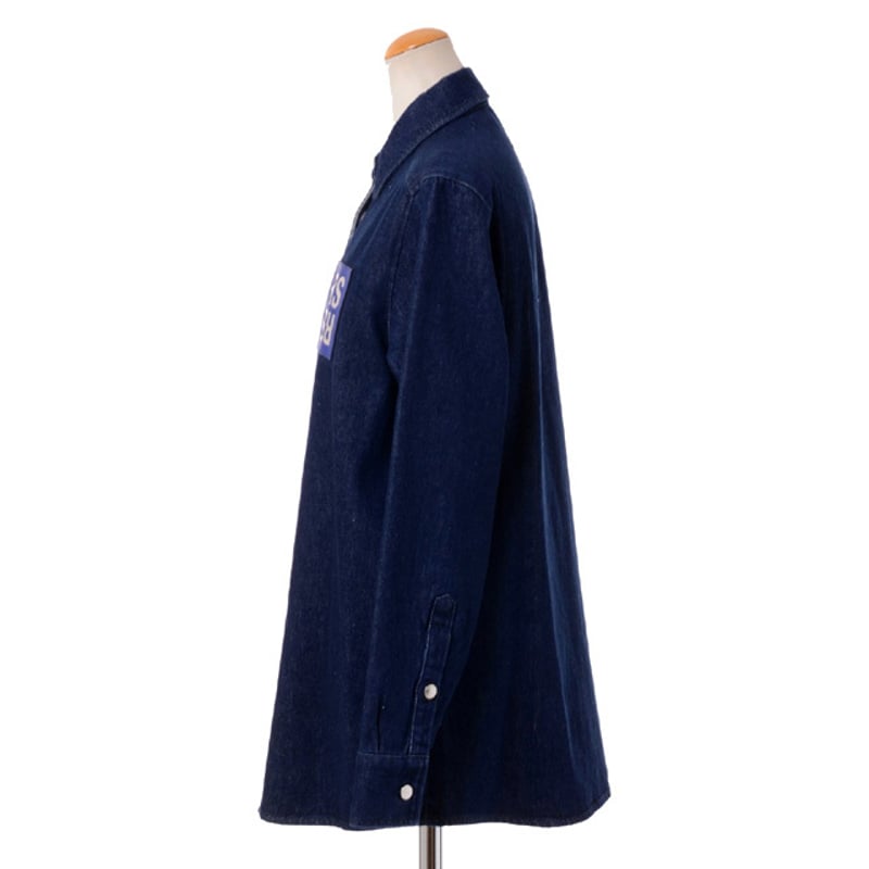 ラフシモンズ RAF SIMONS パッチ付きシャツ コットン デニム | YOKOAUNTY