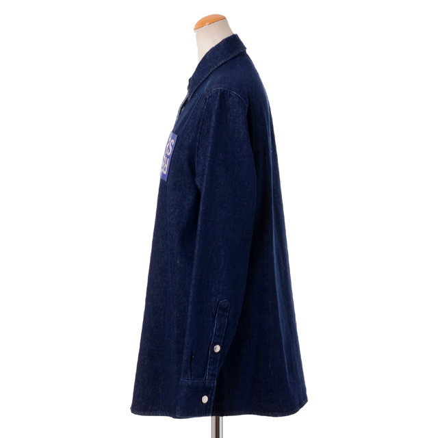 ラフシモンズ RAF SIMONS パッチ付きシャツ コットン デニム | YOKOAUNTY