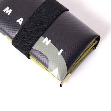 マルニ Marni 3つ折り財布 セルロースなど グリーンカモフラージュ