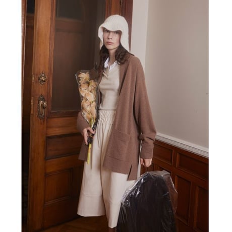 ロゼッタゲッティ ROSETTA GETTY カーディガン カシミア ブラウン