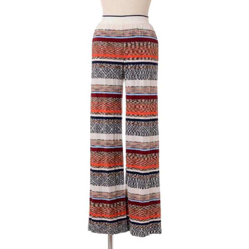 MISSONI ラメニットパンツ MISSONI Metallic crochet-knit wide-leg pants | THE OUTNET