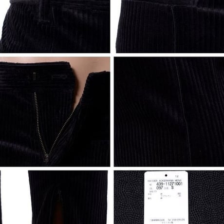 ハイダーアッカーマン Haider Ackermann CONDUCER パンツ コーデュロイ ダークグレー